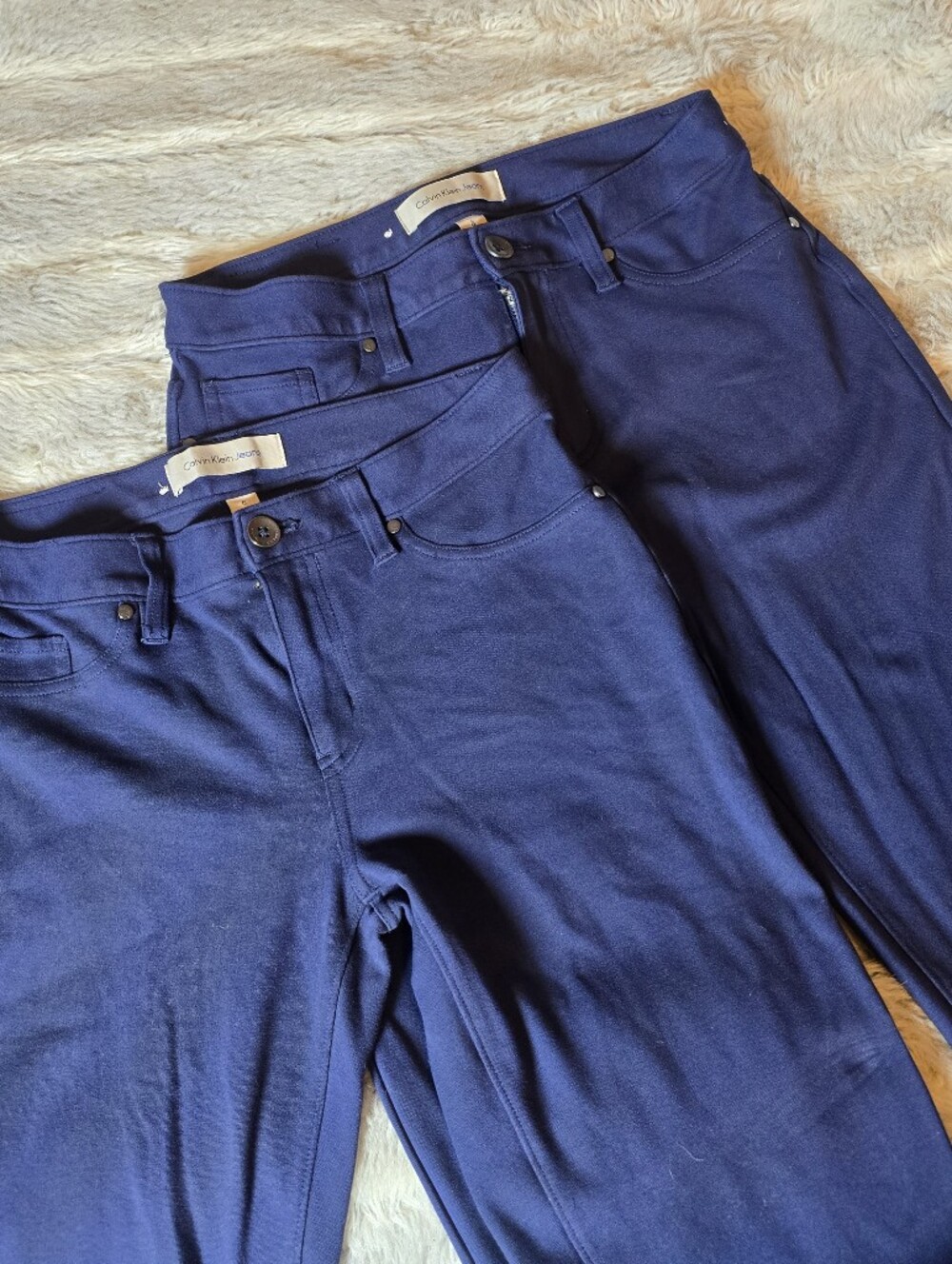 Calvin Klein Deep Blue Stretch Jean Leghingd Duo